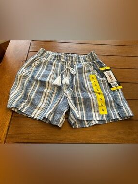 New women Briggs striped shorts small